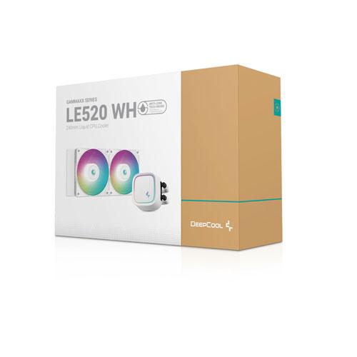DeepCool Gammaxx LE520 White ARGB AIO 240mm CPU Liquid Cooler price in hyderabad, telangana, nellore, vizag, bangalore