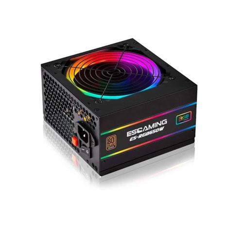 ES Gaming ES RGB650W 80 Plus Bronze Certified Computer PSU price in hyderabad, telangana, nellore, vizag, bangalore