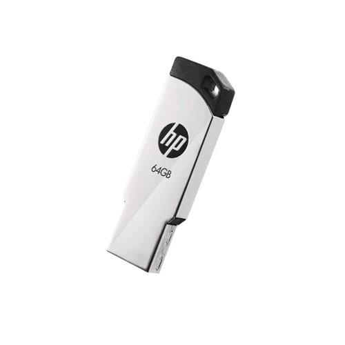 HP V236W 64GB USB 2.0 Silver Pen Drive price in hyderabad, telangana, nellore, vizag, bangalore