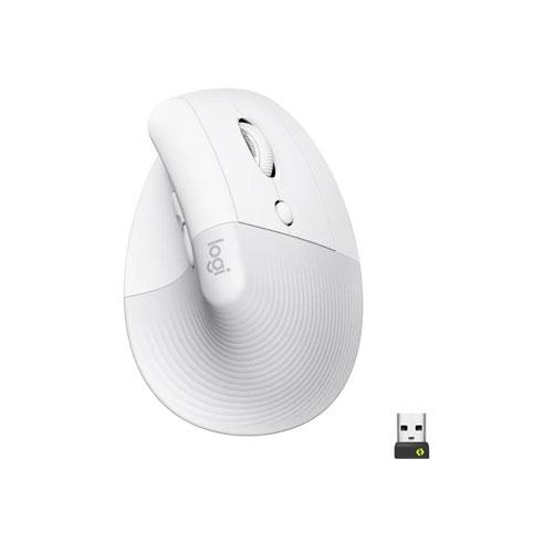 Logitech Lift Vertical Pale Grey Ergonomic Wireless Mouse price in hyderabad, telangana, nellore, vizag, bangalore