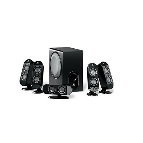 Logitech X530 Volume Power Control 5.1 Channel Tested Speaker price in hyderabad, telangana, nellore, vizag, bangalore