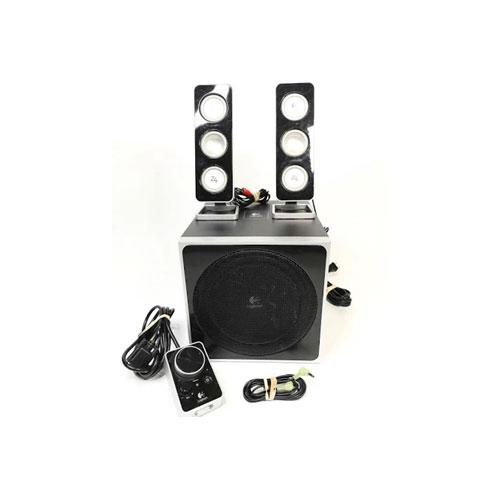 Logitech Z4 System Subwoofer Computer Speaker price in hyderabad, telangana, nellore, vizag, bangalore