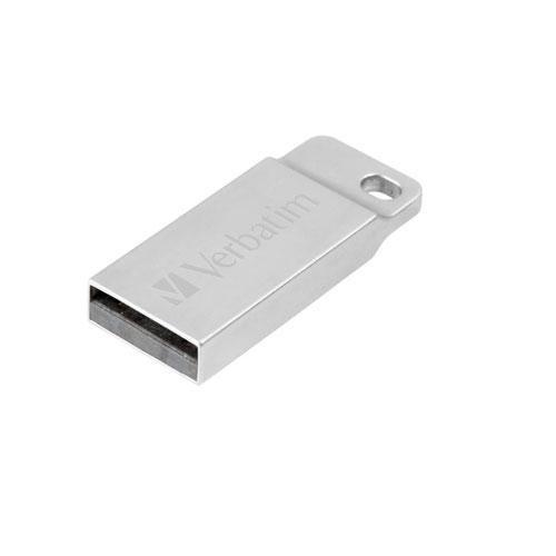 Verbatim 64 GB Metal Executive USB 2.0 Flash Silver Pen Drive price in hyderabad, telangana, nellore, vizag, bangalore