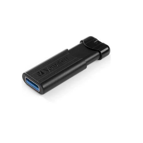 Verbatim USB 3.0 PinStripe 64GB Black Pen Drive price in hyderabad, telangana, nellore, vizag, bangalore
