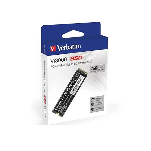 Verbatim Vi3000 PCIe NVMe M.2 256GB Solid State Drive price in hyderabad, telangana, nellore, vizag, bangalore