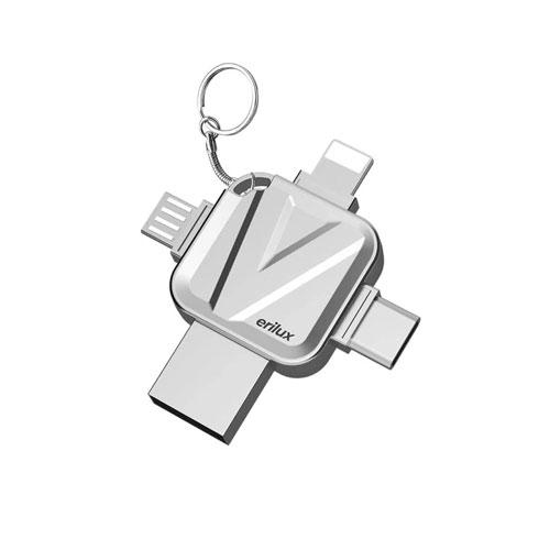 Verilux Pendrive USB 3.0 128GB 4 In 1 Flash Pendrive price in hyderabad, telangana, nellore, vizag, bangalore