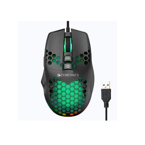 Zebronics Crosshair Premium Wired Gaming Mouse price in hyderabad, telangana, nellore, vizag, bangalore