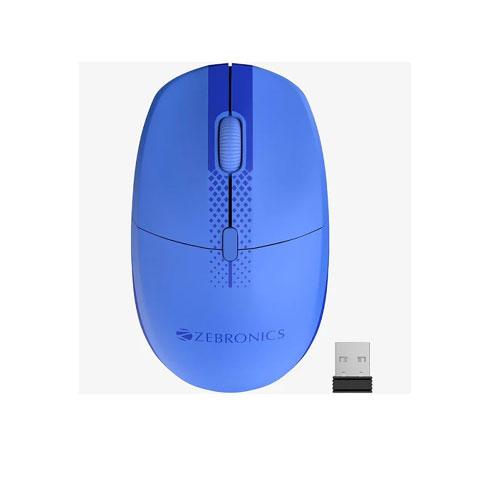 Zebronics Pop Wireless Mouse Blue price in hyderabad, telangana, nellore, vizag, bangalore
