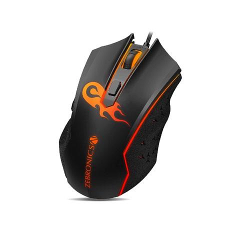 ZEBRONICS Zeb Clash Wired Optical Gaming Mouse price in hyderabad, telangana, nellore, vizag, bangalore