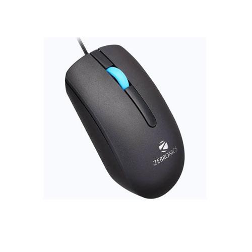 Zebronics Zeb Juggle Wired USB Mouse price in hyderabad, telangana, nellore, vizag, bangalore